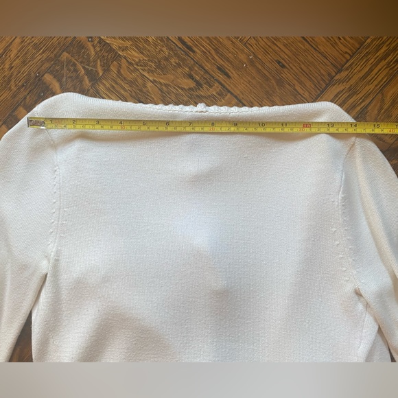 INC Cream Shawl Collar Cardigan - Size XS - Picture 13 of 16